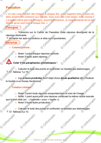 Page 3 de la fiche