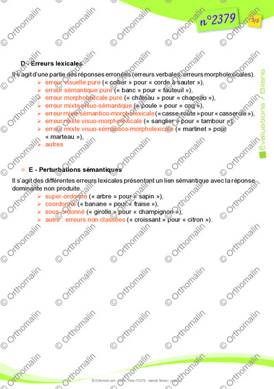Page 5 de la fiche