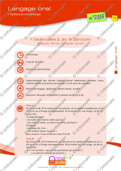 Page 1 de la fiche