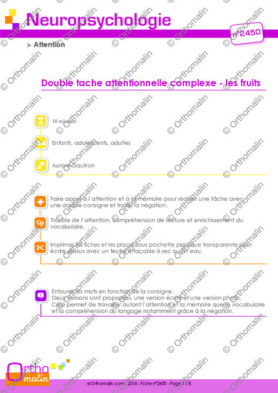 Page 1 de la fiche