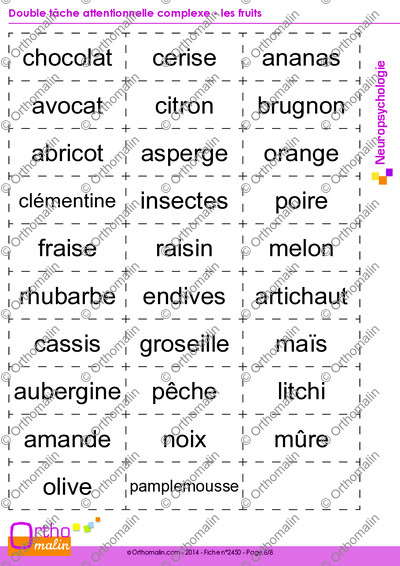 Page 8 de la fiche