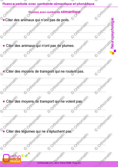 Page 2 de la fiche