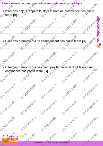 Page 5 de la fiche