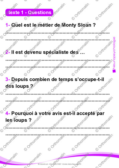 Page 3 de la fiche