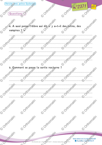 Page 11 de la fiche