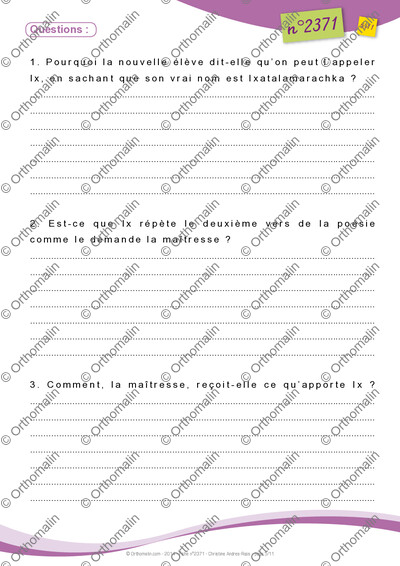Page 5 de la fiche