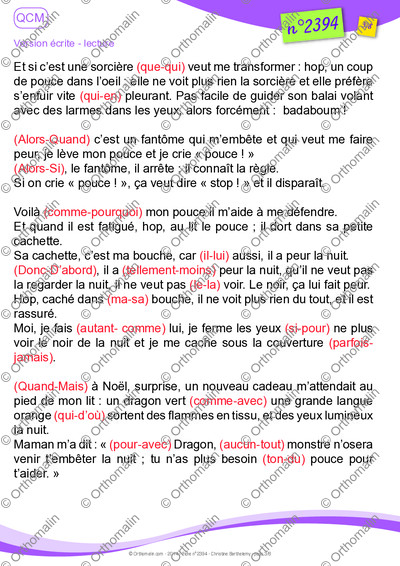 Page 3 de la fiche