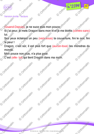 Page 4 de la fiche