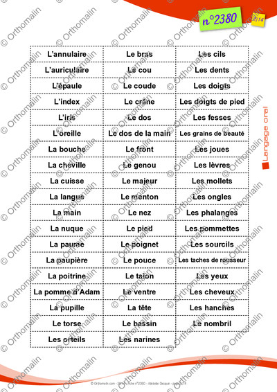 Page 2 de la fiche
