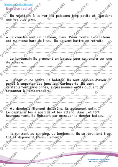 Page 11 de la fiche