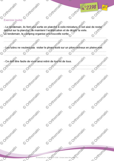 Page 6 de la fiche