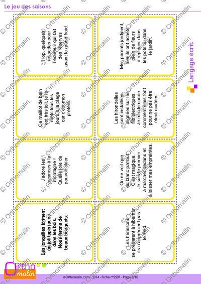 Page 8 de la fiche