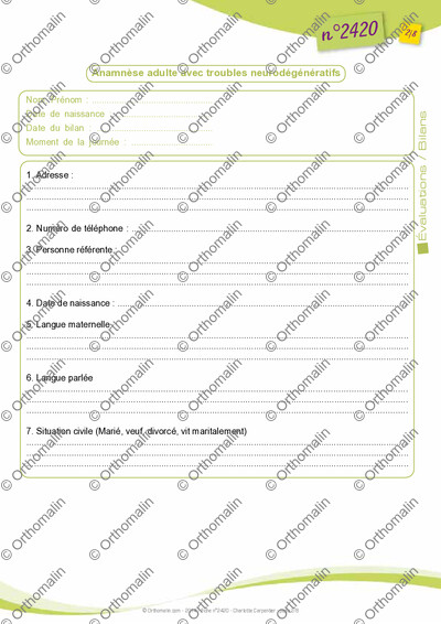 Page 2 de la fiche