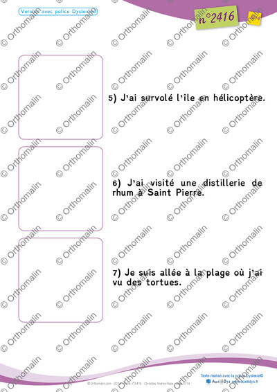 Page 6 de la fiche
