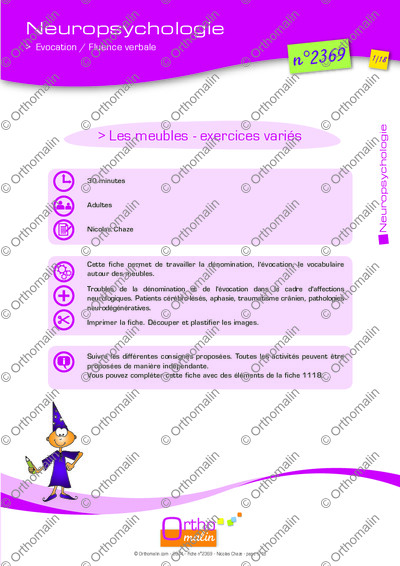 Page 1 de la fiche