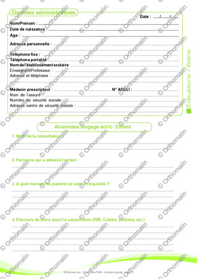 Page 2 de la fiche