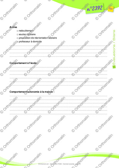 Page 5 de la fiche