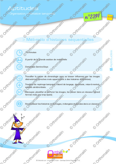 Page 1 de la fiche