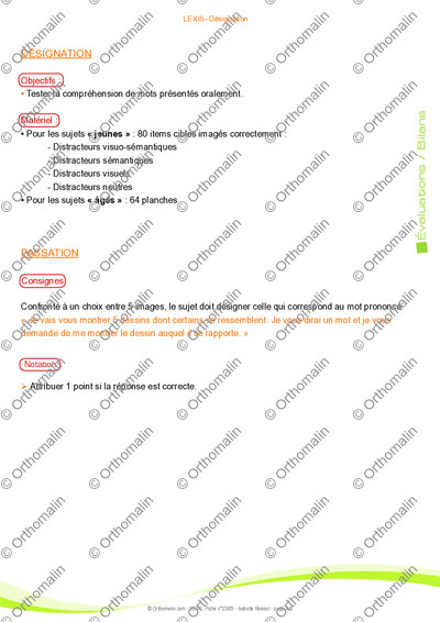 Page 4 de la fiche