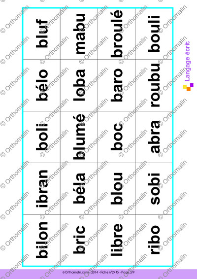 Page 3 de la fiche