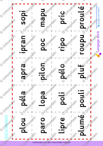 Page 8 de la fiche