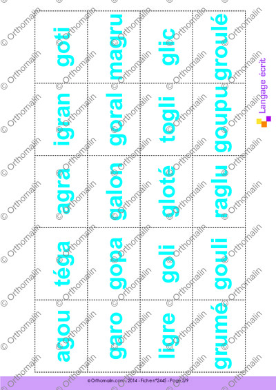 Page 5 de la fiche