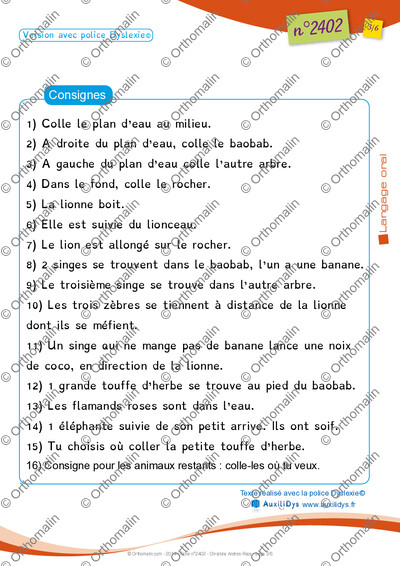 Page 3 de la fiche