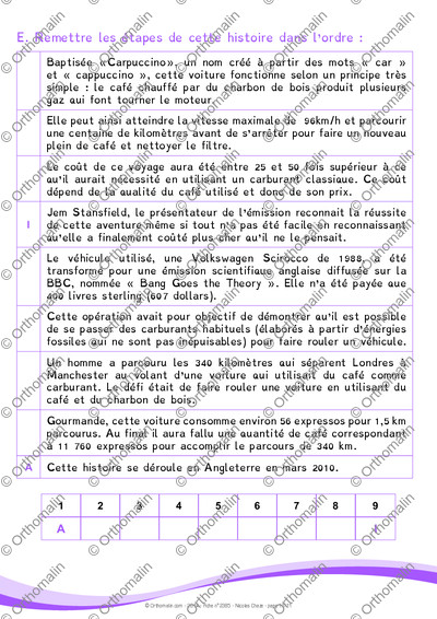 Page 11 de la fiche