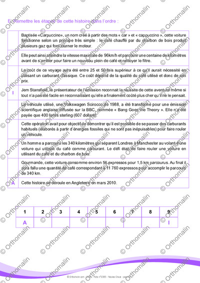 Page 6 de la fiche