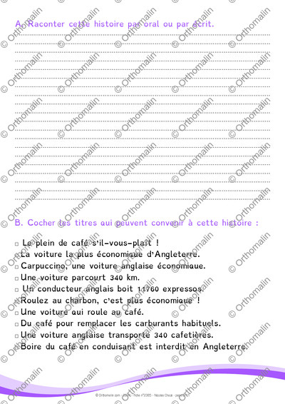 Page 8 de la fiche