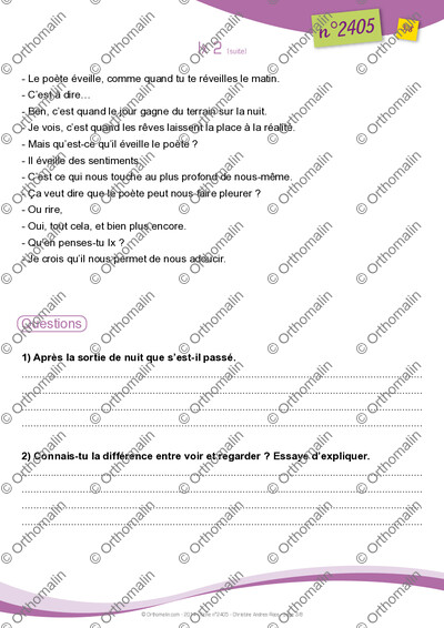 Page 3 de la fiche