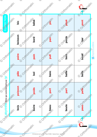 Page 8 de la fiche