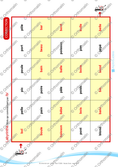 Page 10 de la fiche