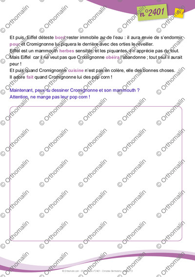 Page 3 de la fiche