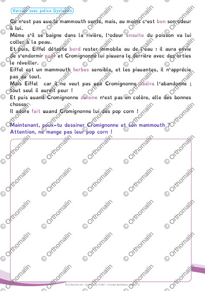 Page 5 de la fiche