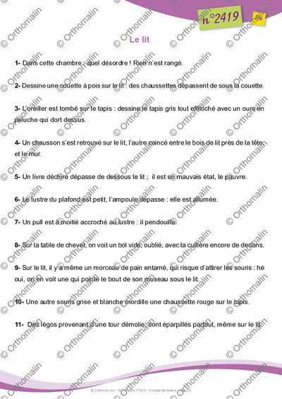 Page 2 de la fiche