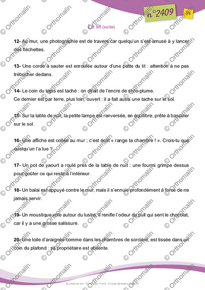 Page 3 de la fiche