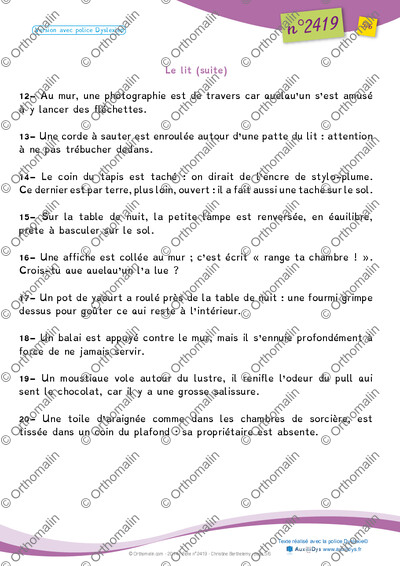 Page 5 de la fiche