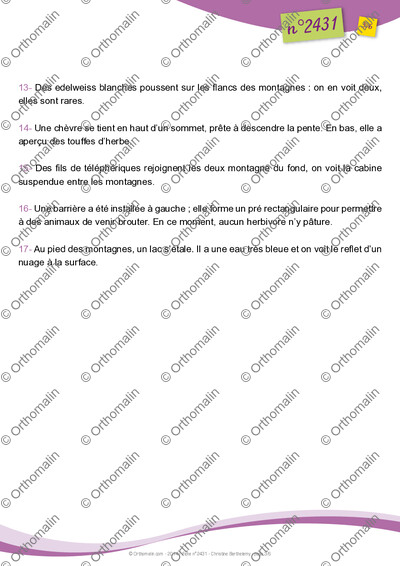Page 3 de la fiche