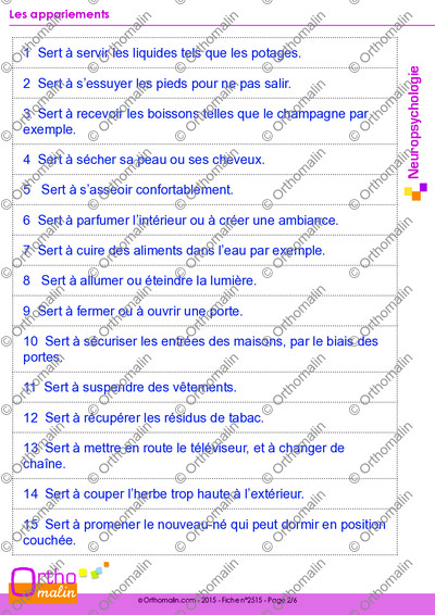 Page 2 de la fiche
