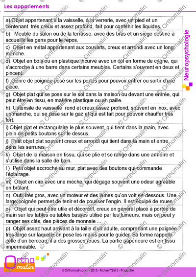 Page 3 de la fiche
