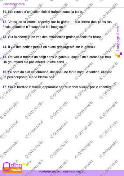 Page 3 de la fiche