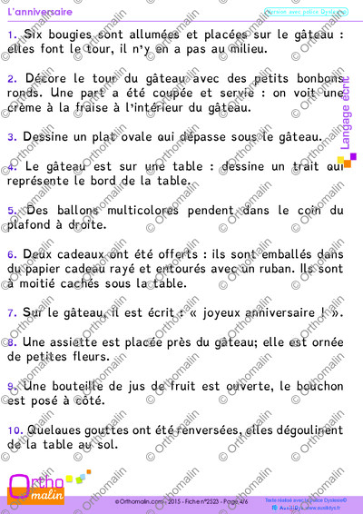 Page 4 de la fiche