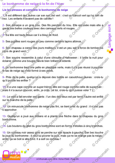 Page 3 de la fiche