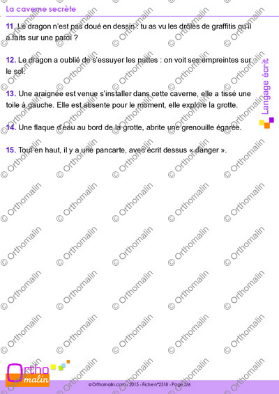 Page 3 de la fiche