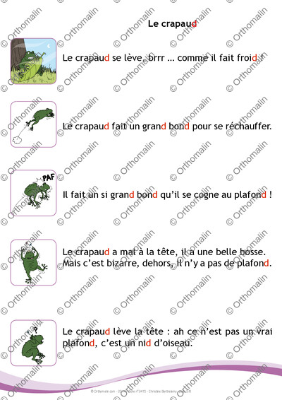 Page 2 de la fiche
