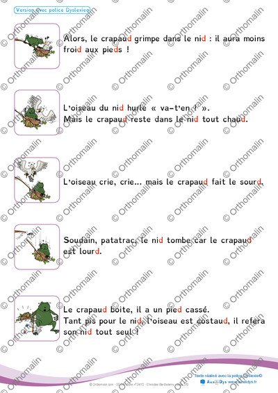 Page 5 de la fiche