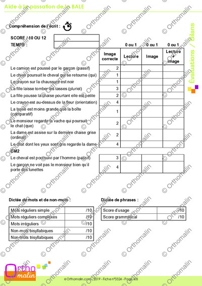 Page 4 de la fiche