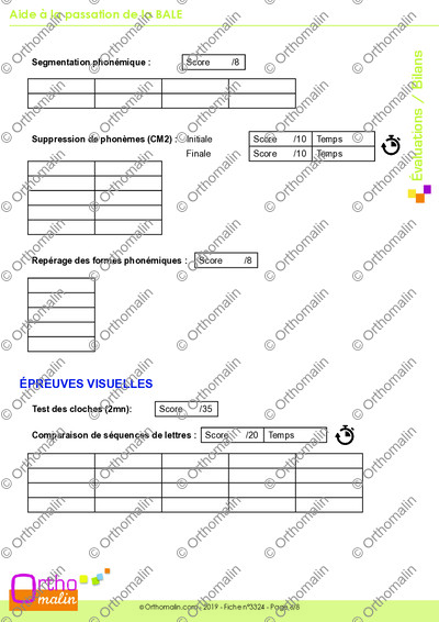 Page 6 de la fiche