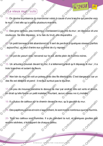 Page 3 de la fiche